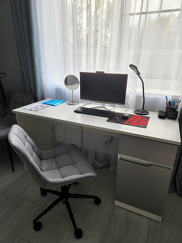 Компьютерное кресло Честер зеленый / черный фото покупателя 12