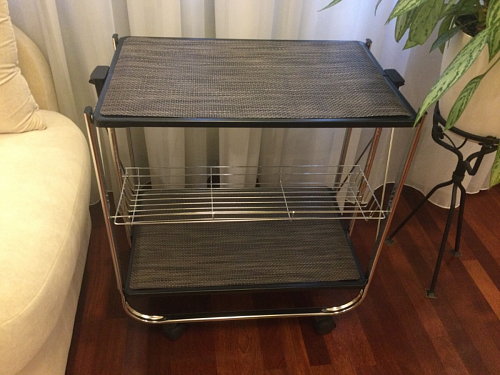 Столик сервировочный SC-5119 складной черный фото покупателя 57