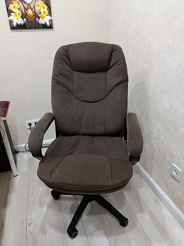 Компьютерное кресло Comfort Lux/Комфорт Люкс серый фото покупателя 108