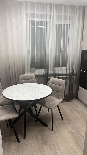 Стул на металлокаркасе Чилли темно-серый / черный каркас фото покупателя 499