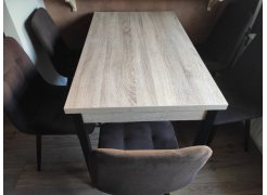 Стол Оригон файерстоун / черный матовый фото покупателя 8