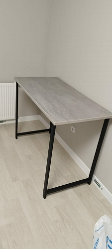 Барная стойка Дилан Лофт 120х60х90 бетон фото покупателя 125