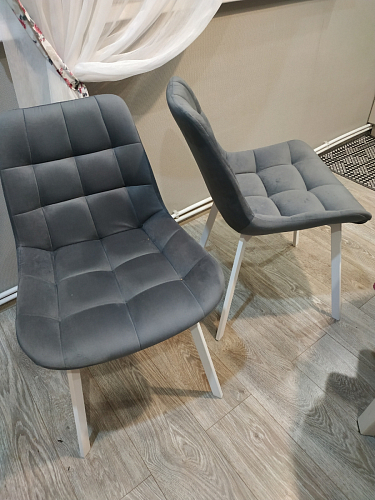 Стул на металлокаркасе Челси велюр коричневый / черный каркас фото покупателя 139