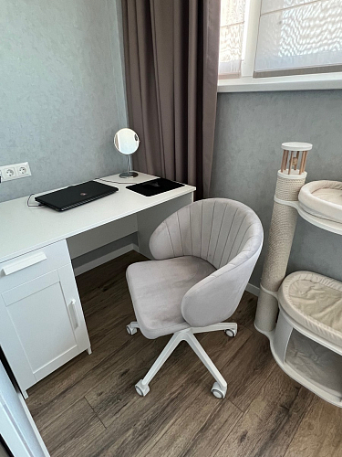 Компьютерное кресло Пард confetti silver серый / черный фото покупателя 28