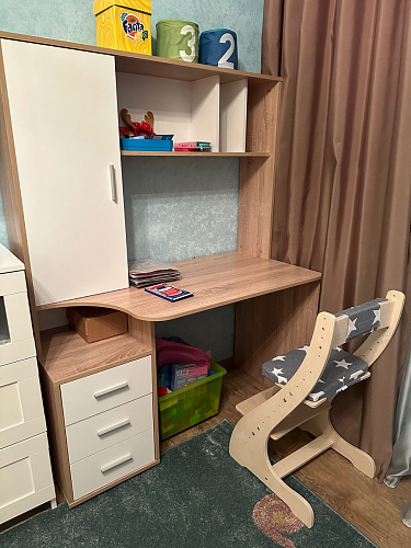 Письменный стол КСТ-16 левый венге / беленый дуб фото покупателя 48