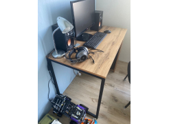 Письменный стол Фред Лофт дуб делано светлый / белый матовый фото покупателя 5