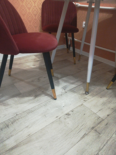 Стул на металлокаркасе Gabi 1 line light blue / black фото покупателя 147