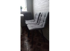 Стул на металлокаркасе Чилли розовый / черный каркас фото покупателя 538