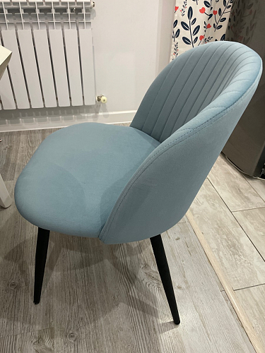 Стул на металлокаркасе Gabi gray / black фото покупателя 520