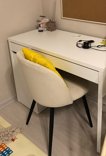 Стул на металлокаркасе Gabi 1 light purple / black фото покупателя 274