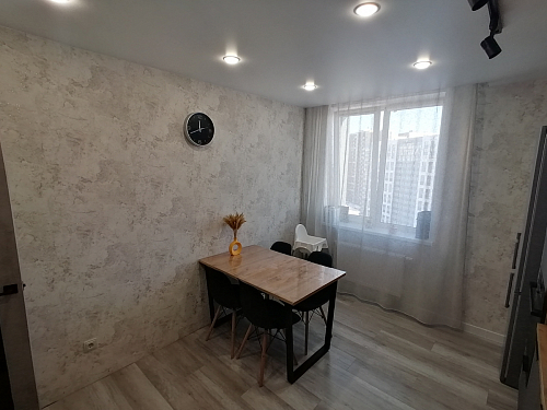 Стол Лота Лофт 140 25 мм черный матовый / бетон фото покупателя 410