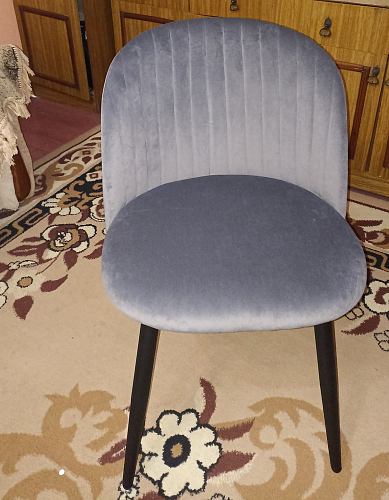 Стул на металлокаркасе Gabi-1 wine red / black фото покупателя 844