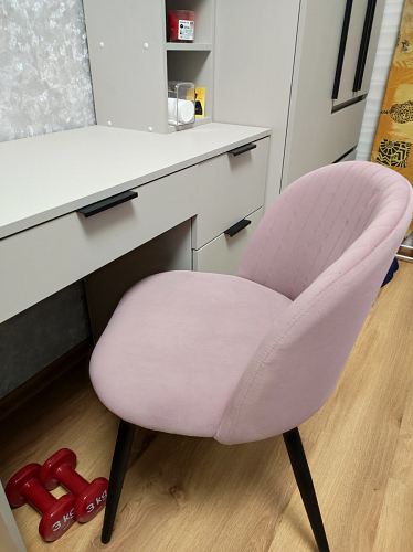 Стул на металлокаркасе Gabi gray / black фото покупателя 721