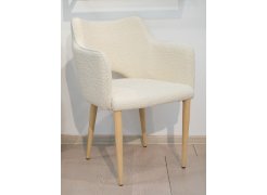 Кресло Olaf темно-серое / натуральный дуб из шоурума 1