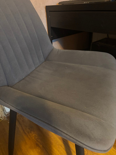 Стул на металлокаркасе Седа К латте / черный фото покупателя 281