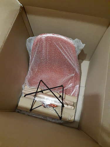 Стул Cindy Eames mod. 001 khaki / natural фото покупателя 159