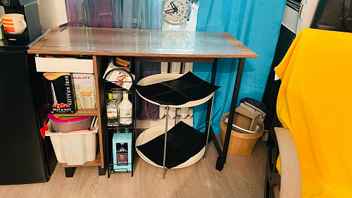 Письменный стол Челси Лофт дуб делано светлый / белый матовый фото покупателя 2