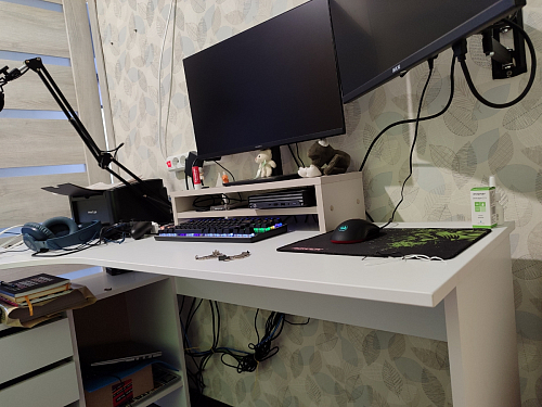 Стол письменный СПм-25 правый венге фото покупателя 80