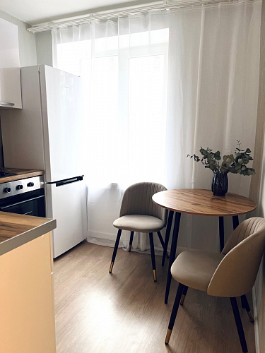 Стул на металлокаркасе Gabi 1 light purple / black фото покупателя 625