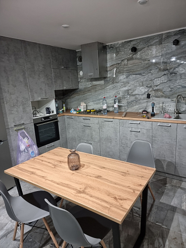 Деревянный стол Лота Лофт 120х75 белый матовый / дуб крафт золотой фото покупателя 659