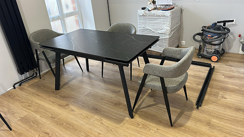 Стул на металлокаркасе Twin gray / black фото покупателя 53