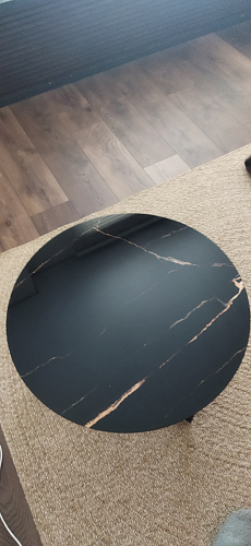 Журнальный столик Роб D-700 голубой мрамор фото покупателя 2