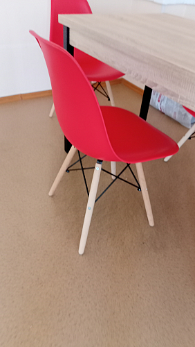 Стул Hames PC-015 белый / деревянный каркас фото покупателя 1