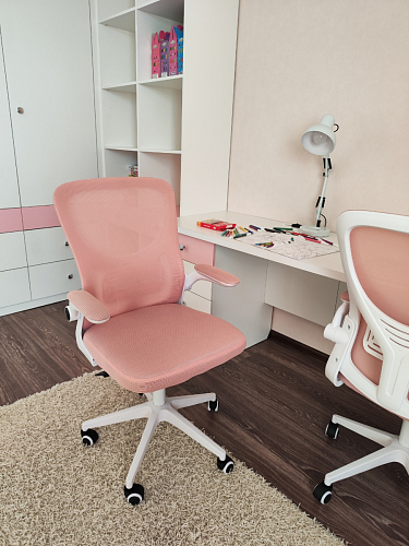 Компьютерное кресло Konfi light gray / blue / white фото покупателя 116