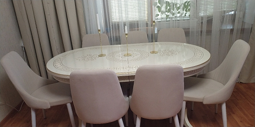 Стул на металлокаркасе Kora black / gray фото покупателя 336