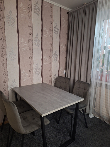 Стол Лота Лофт 140 25 мм черный матовый / бетон фото покупателя 482