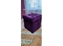 Пуф Складной микровельвет бирюзовый фото покупателя 2