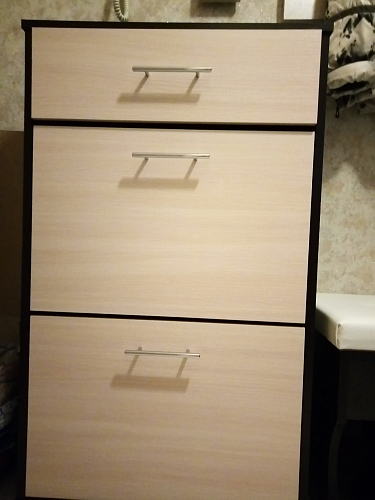 Обувница Мебелайн-14 венге / дуб молочный фото покупателя 1