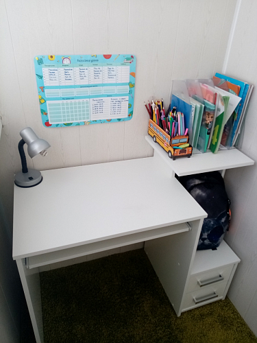 Стол компьютерный Джаз-24 правый венге фото покупателя 81