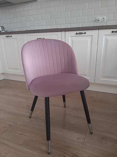 Стул на металлокаркасе Gabi gray / black фото покупателя 268