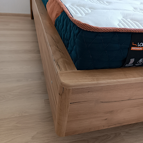 Двуспальная кровать Клауд 160х200 парящая дуб крафт золотой / антрацит фото покупателя 349