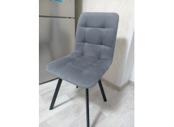 Стул на металлокаркасе Чилли светло-серый / черный фото покупателя 181