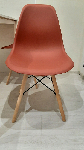 Пластиковый стул Eames PC-015 желтый фото покупателя 185