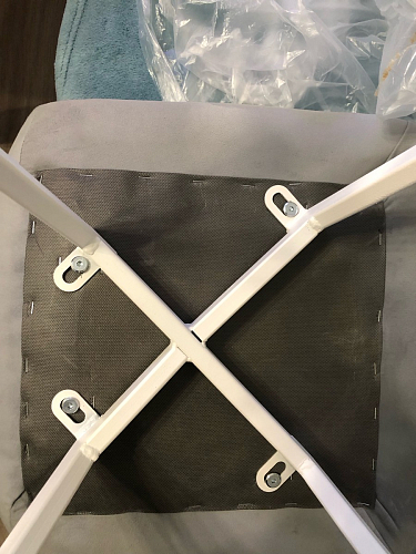 Стул на металлокаркасе Чилли зеленый / черный фото покупателя 1234