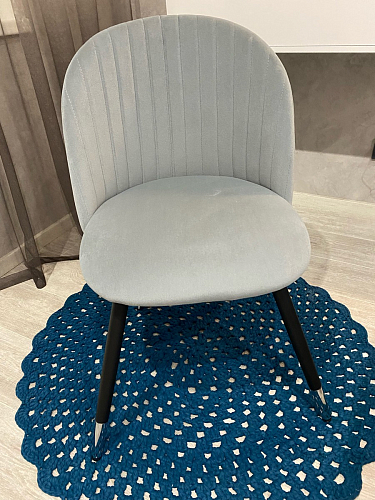 Стул на металлокаркасе Gabi green / black / silver фото покупателя 201