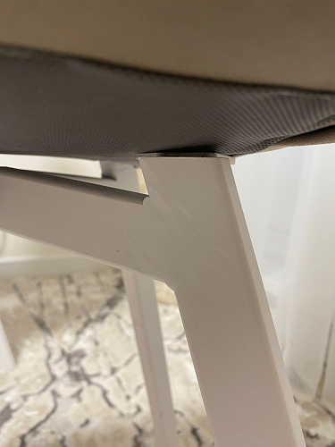 Стул на металлокаркасе Чилли К темно-серый (velutto 32) / черный фото покупателя 331