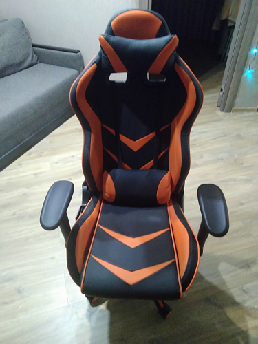 Компьютерное кресло Racer черный / красный / бежевый фото покупателя 92