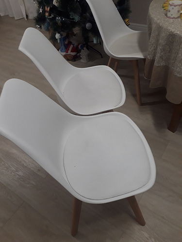 Деревянный стул Bonuss темно-серый / черное сидение / черный фото покупателя 78