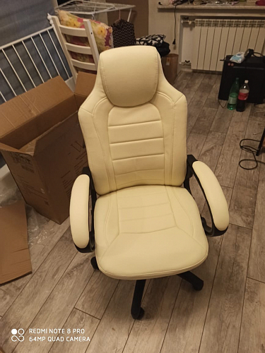 Компьютерное кресло Kadis кремовое фото покупателя 43