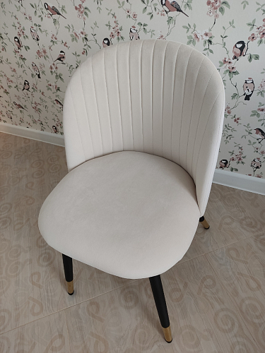 Стул на металлокаркасе Gabi gray / black фото покупателя 124