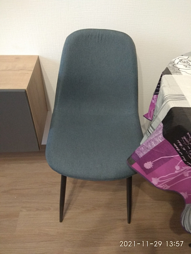 Стул на металлокаркасе Lilu 05 gray / white фото покупателя 44