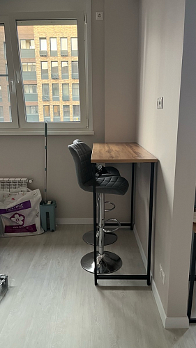 Барная стойка Дилан Лофт 120х50х90 бетон фото покупателя 111