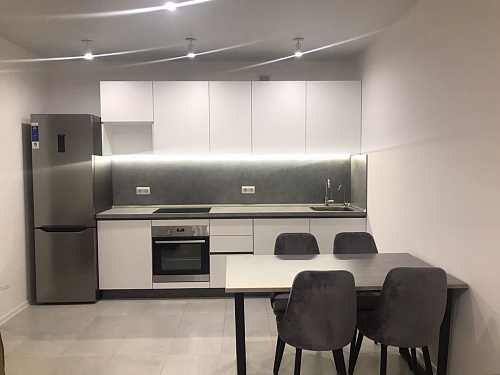 Деревянный стол Лота Лофт 120х75 белый матовый / дуб крафт золотой фото покупателя 173