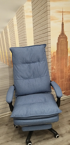 Компьютерное кресло Rapid голубое фото покупателя 81