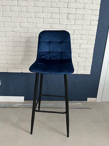 Барный стул Chio black / grey фото покупателя 13