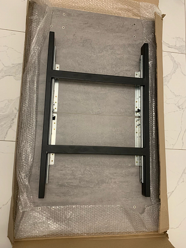 Деревянный стол Лота Лофт 120х75 белый матовый / дуб крафт золотой фото покупателя 884